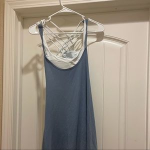 LULULEMON Monochrome Tank top with built in strapped bra